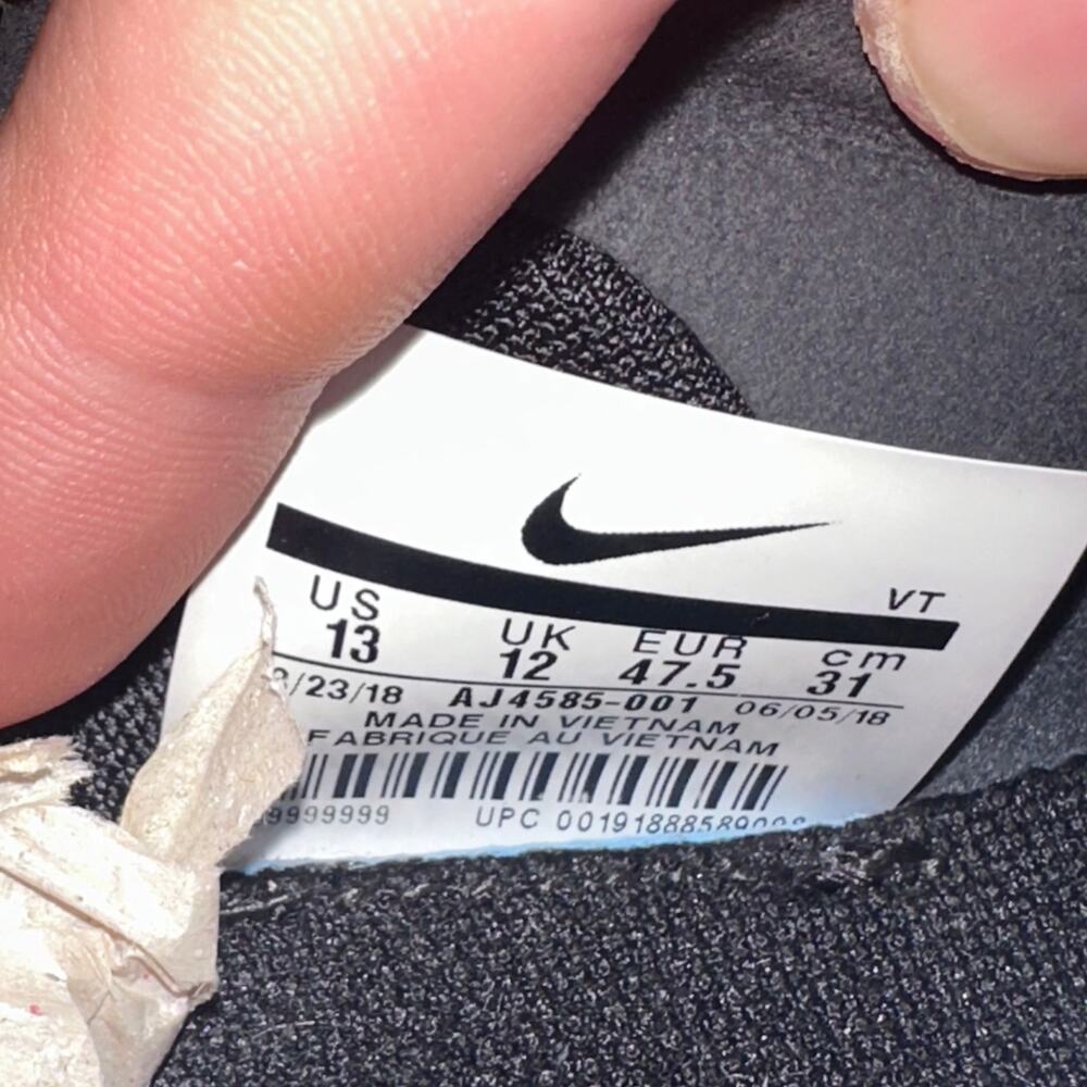 Nike Air Max 97 Off-White Black – Size 13 – Gently Used - Picture 9 of 10